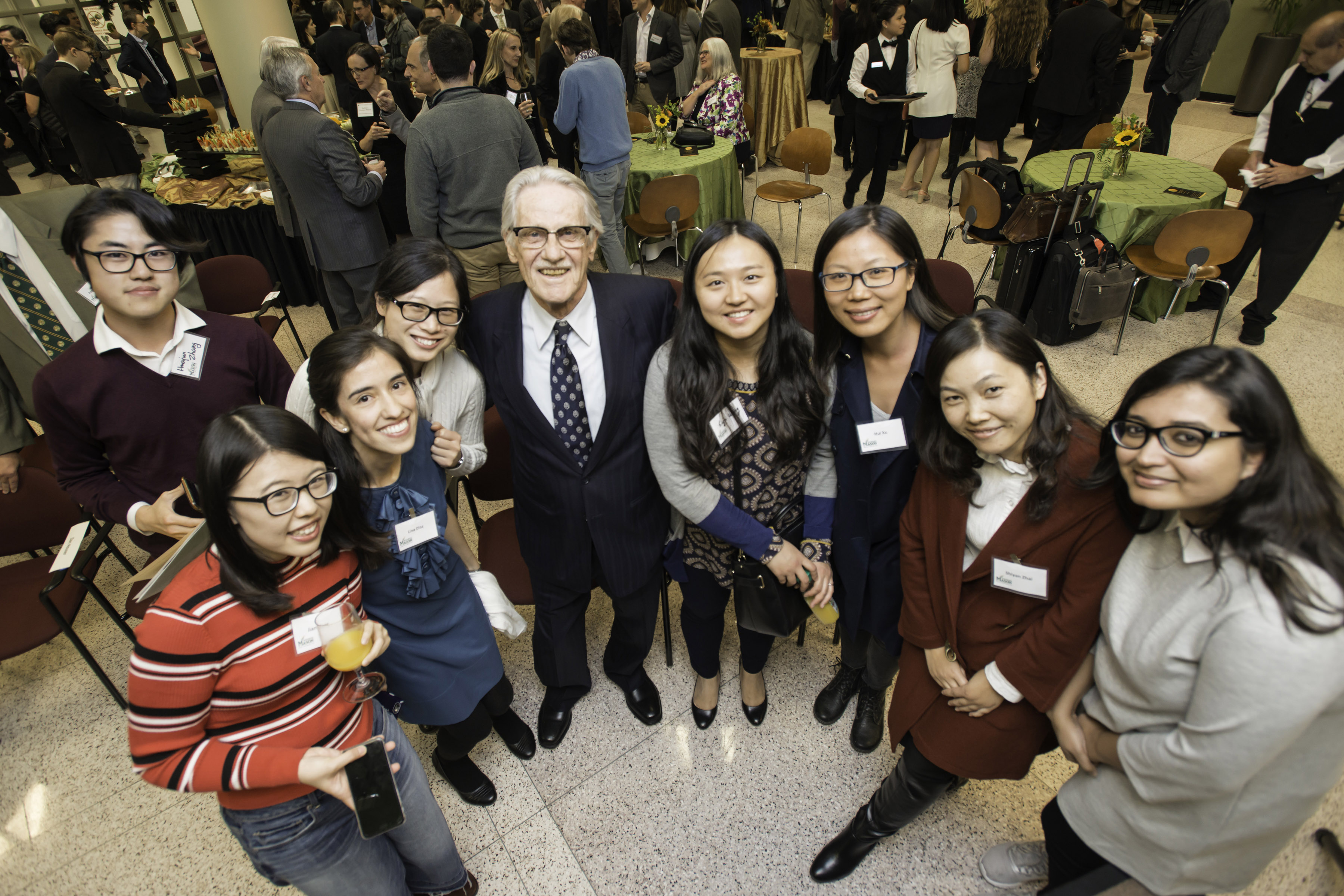 Vernon L. Smith, Nobel Laureate and ICES students