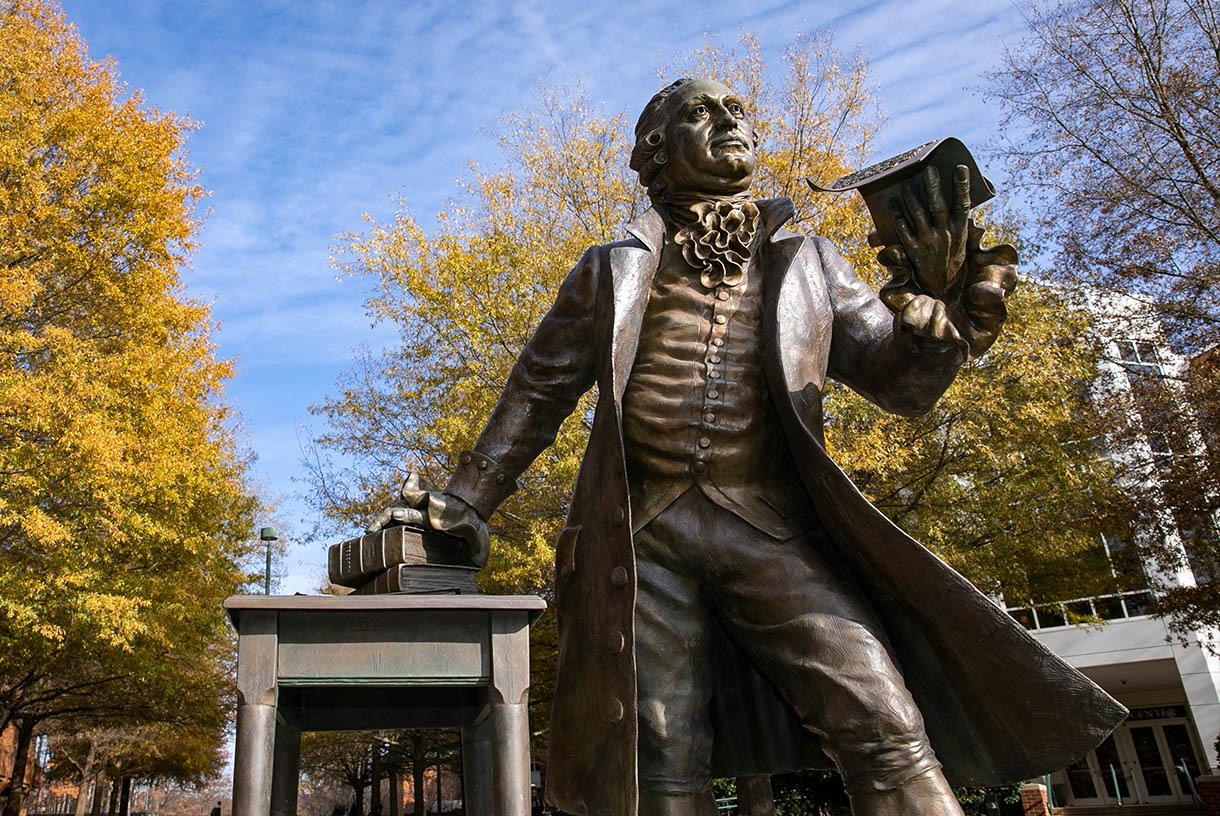 George Mason bronze statue